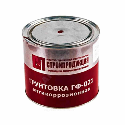 Грунтовка ГФ-021 банка серая - 2,5 кг